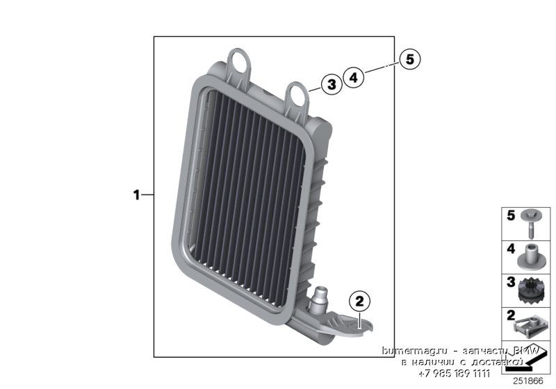 Промывка радиатора bmw f25