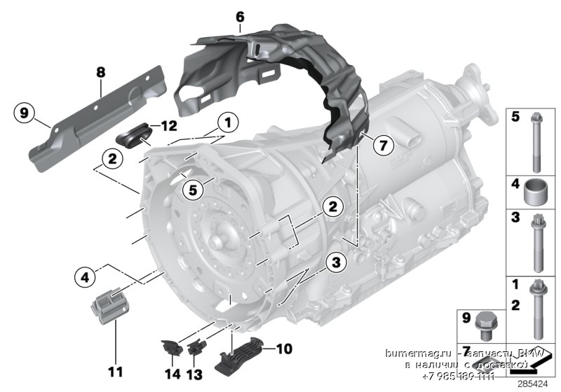 Пинки коробки bmw g30